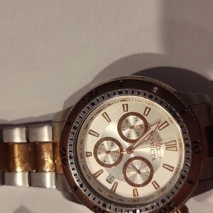 Invicta 12913 Pro Diver Chronograph Tachymeter Stainless Steel Mens Watch